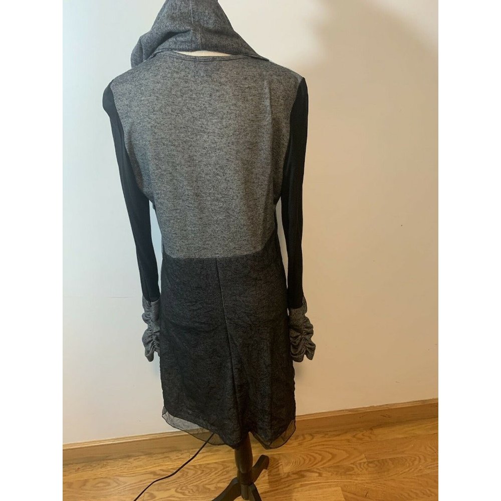 ME Dress Size Large Gray Multi Color Made In - Picture 6 of 11